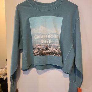 California Vintage Pic Crop Sweater